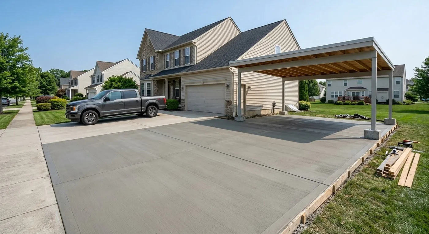 House and Carport Slabs in New Orleans, LA